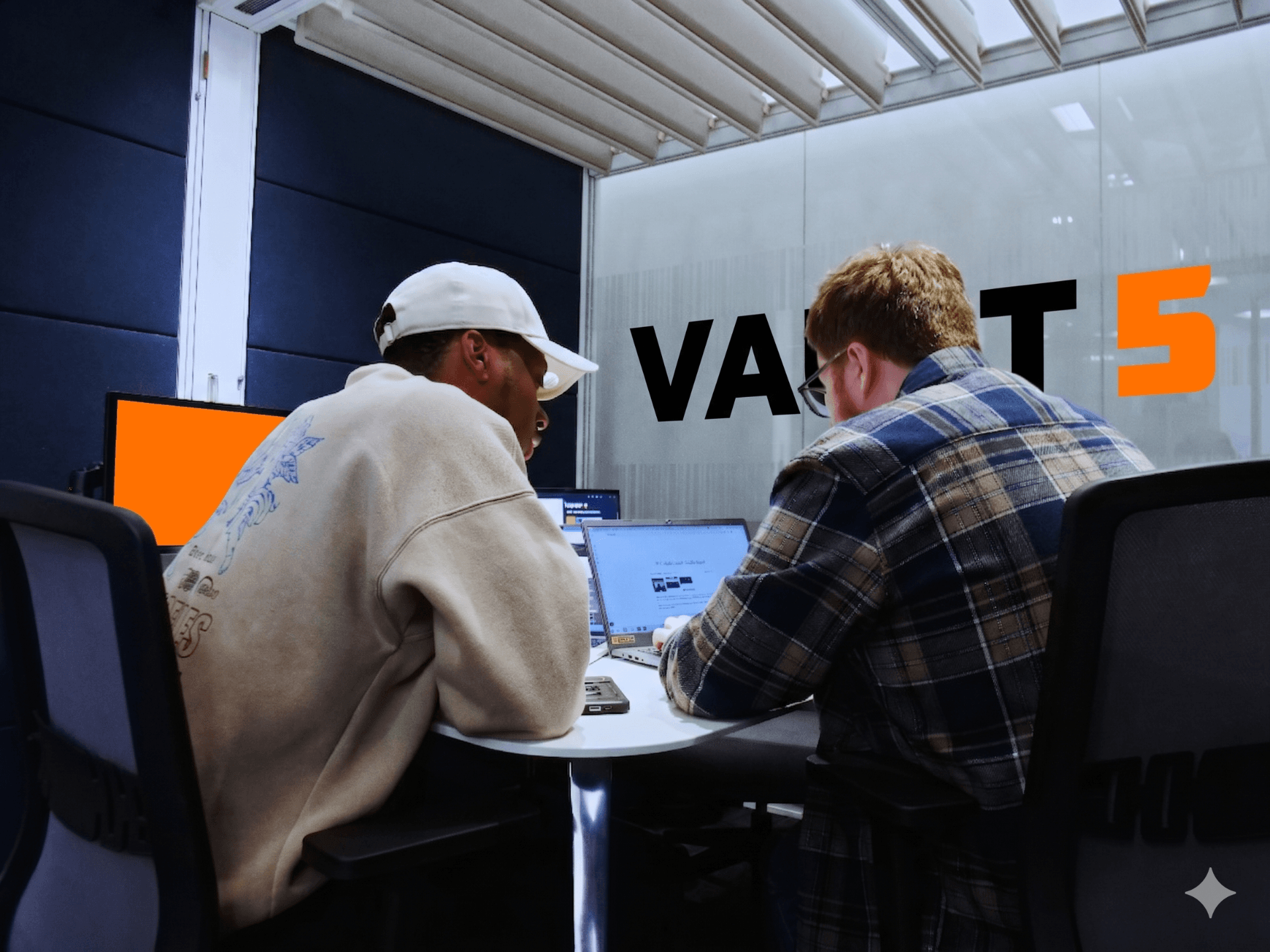Vault 5 Digital team at the office in Halifax, West Yorkshire